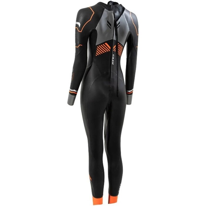 2024 ZONE3 Frauen Thermal Aspire Neoprenanzug WS22WTHRM101 - Black / Orange